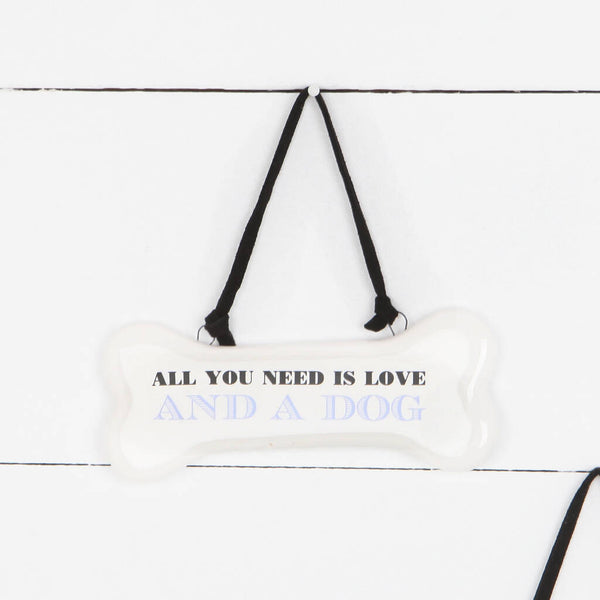 All You Need Is Love And A Dog Ceramic Sign, Fathers Day
