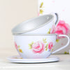 Toy teaset in a personalised cotton bag