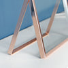 Rose Gold Glass Photo Frame