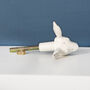 White Rabbit Drawer Knob
