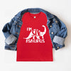 Children's Age Six Dinosaur T Shirt, Assorted Colours