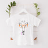 Kids Personalised Giraffe With Glasses T Shirt