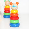 Wooden Animal Stacking Toy With Personalised Bag