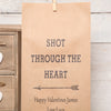 Personalised 'Shot Through The Heart' Bag