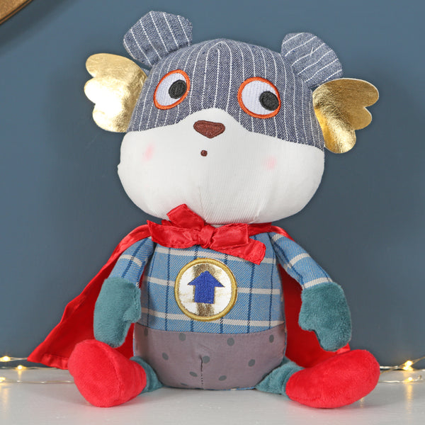 Super Hero Bear With Personalised Cape