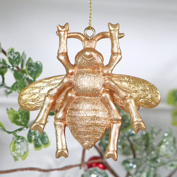 Gold Tone Bee Hanging Decoration