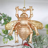 Gold Tone Bee Hanging Decoration