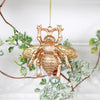 Gold Tone Bee Hanging Decoration