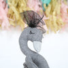 Grey Swan Soft Toy With Personalised Bag