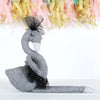 Grey Swan Soft Toy With Personalised Bag