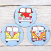 Camper Van Handbag Mirror With Pouch