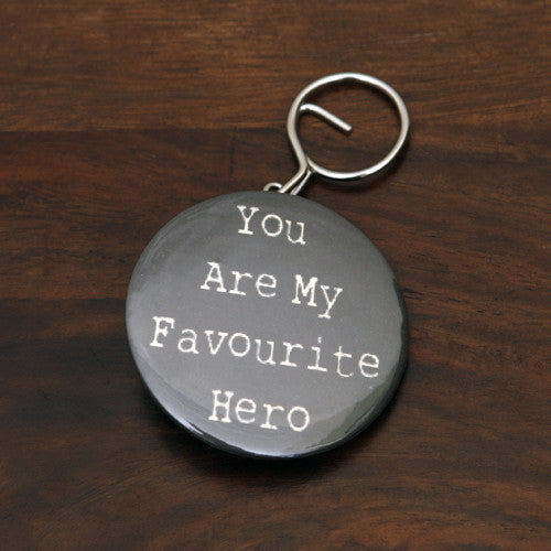 Personalised Hero Bottle Opener Keyring