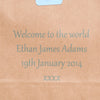 New Baby Boy Personalised Gift Bag