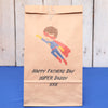 Personalised Fathers Day Superhero Gift Bag