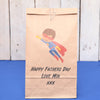 Personalised Fathers Day Superhero Gift Bag