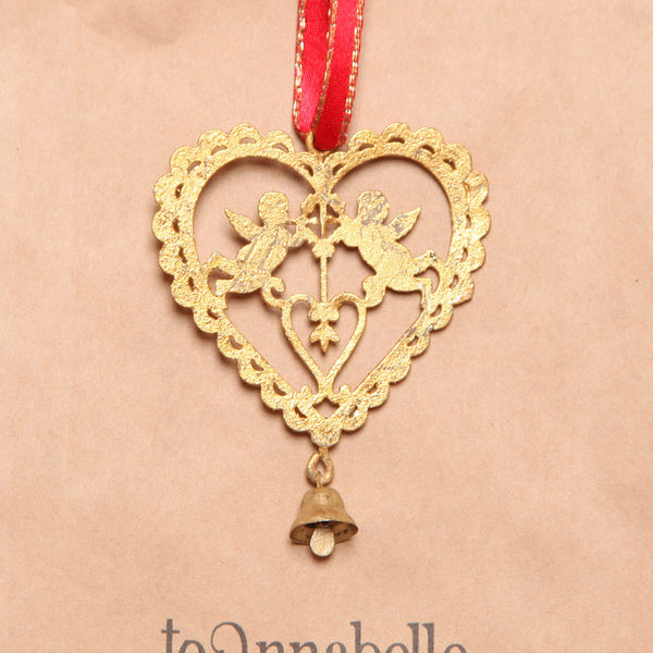 Personalised Christmas Gift Bag And Cherub