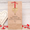 Personalised Christmas Gift Bag And Cherub