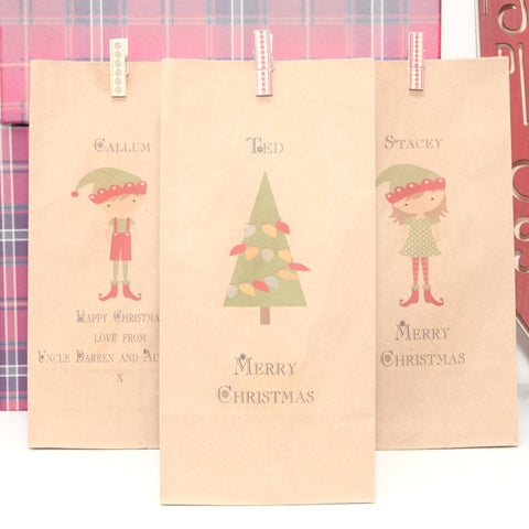 Personalised Christmas Gift Bag