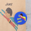 Personalised Flying Superhero Party Bags, Dark