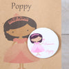 Personalised Princess Party Bags, Dark