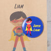 Personalised Boy Superhero Party Bags, Dark