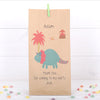 Personalised Dinosaur Party Bags