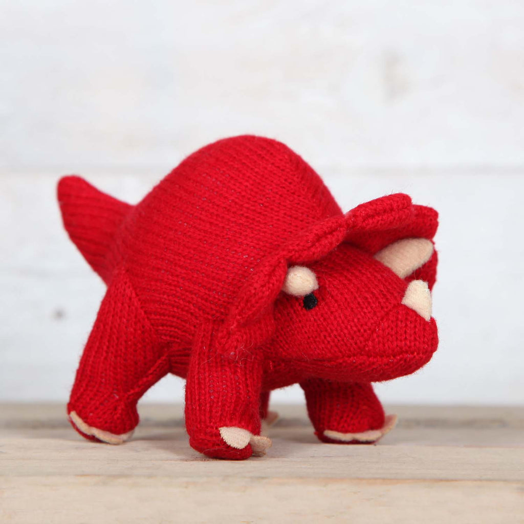 Dinosaur Rattle With Personalised Gift Bag