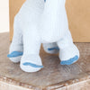 Blue Diplodocus Dinosaur Rattle + Personalised Gift Bag