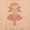 Personalised Christmas Fairy On Toadstool Bag