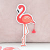 Pink Flamingo Emery Board With Tassel, Two Colourways