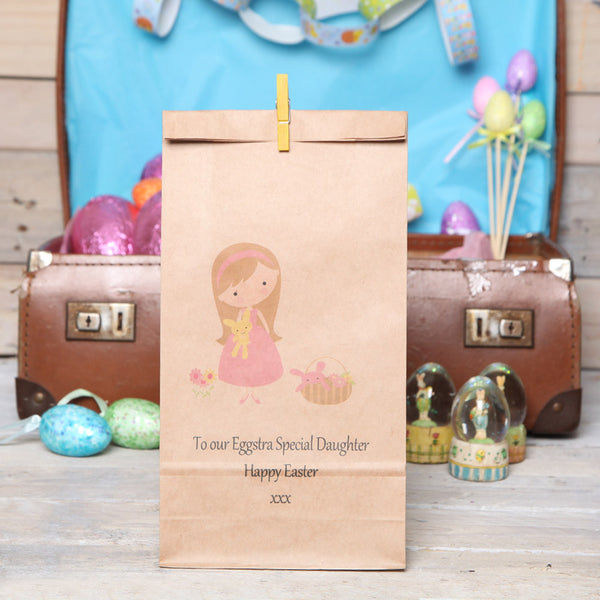 Personalised Girl's Easter Gift Bag