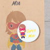 Personalised Girl Superhero Party Bags