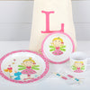 Girls Princess Breakfast Set And Personalised Bag