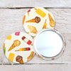 Ice Lolly Handbag Mirror With Pouch