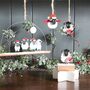 Christmas Sheep With Bagpipes Hanging Decoration
