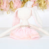 Personalised Ballet Bunny Rabbit In Pink Dress