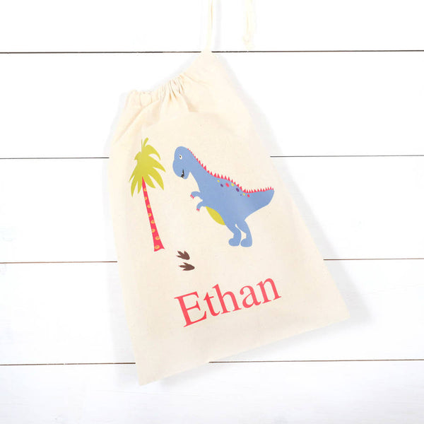 Personalised Dinosaur Children's Storage Bag