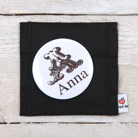Personalised Initial And Name Handbag Mirror