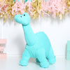 Ice Blue or Green Knitted Diplodocus Dinosaur Soft Toy