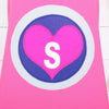 Personalised Love Heart Dressing Up Play Cape