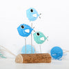 Trio Of Puffer Fish Block Decoration