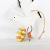 Seagull with his stolen chips