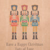 Personalised Nutcracker Christmas Gift Bag