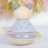 Bear Tumbler Rattle Toy And Personalised Bag
