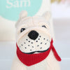 French Bulldog Rattle And Personalised Gift Bag