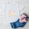 Personalised Girls Rainbow Sister T Shirt