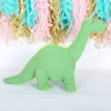 Ice Blue or Green Knitted Diplodocus Dinosaur Soft Toy