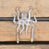Nautical Wall Hook, Choice Of Two Octopus Designs