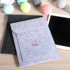 Personalised Grey Felt iPad , Tablet Sleeve Case