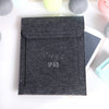 Personalised Grey Felt iPad , Tablet Sleeve Case